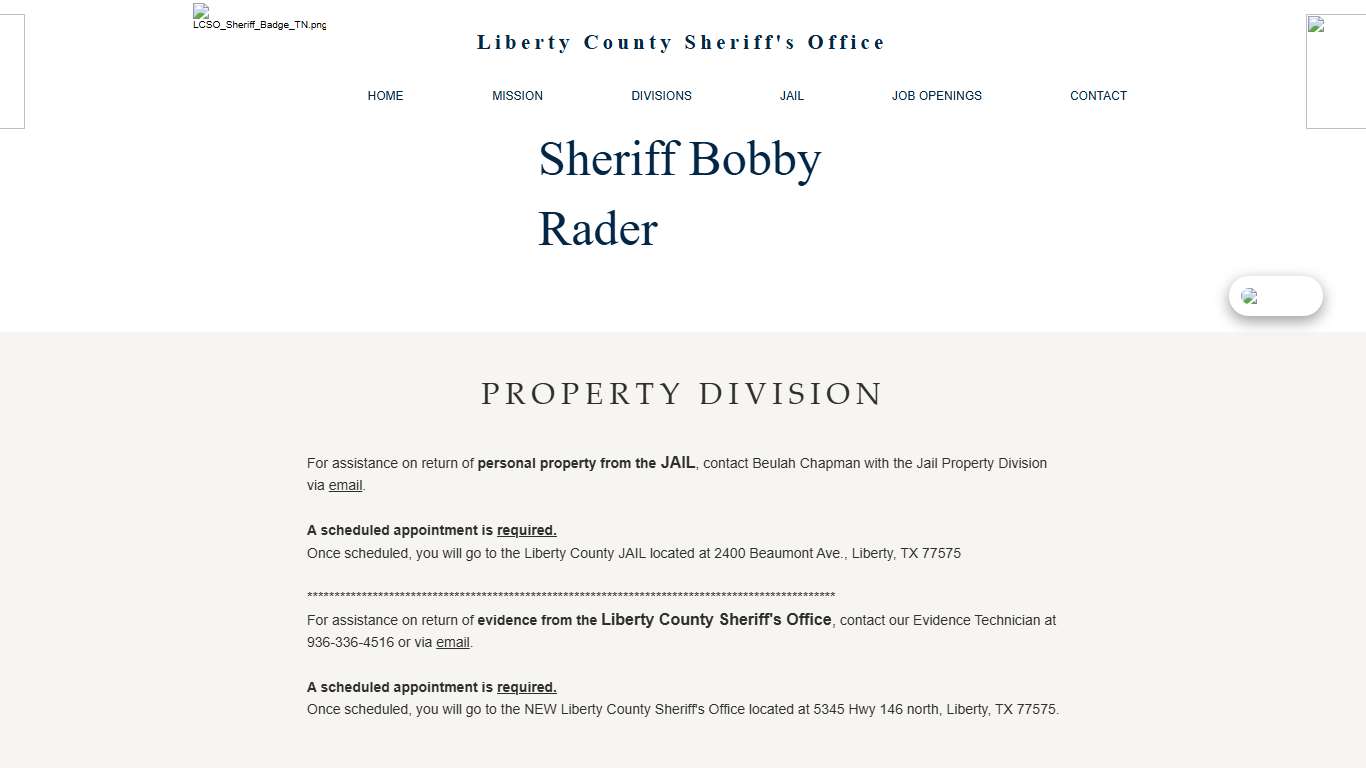 Property | LCSO